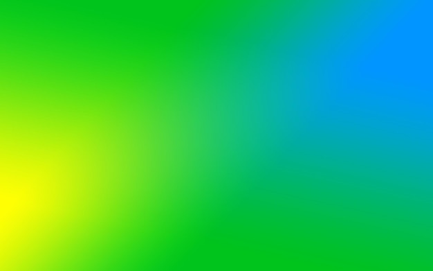 A green and blue background with a yellow background.