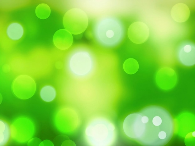 Green bokeh background from nature forest out of focus