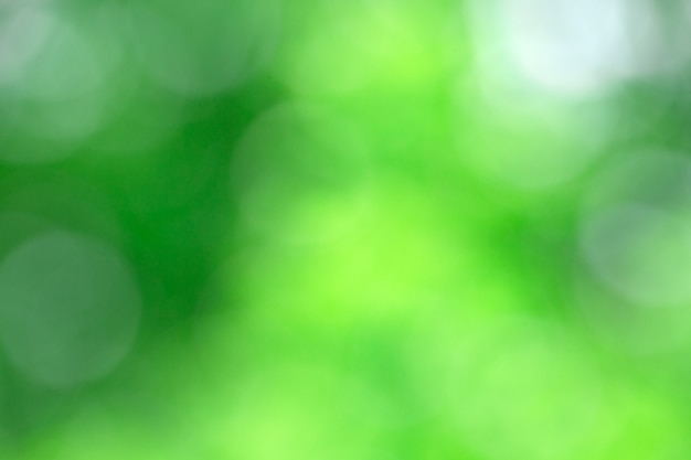 Green bokeh background