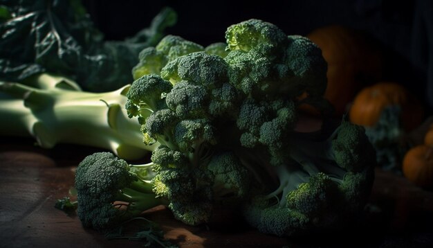 green broccoli and orange green broccoli and cauliflower broccoli and cauliflower