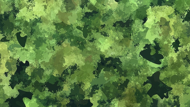 Green camouflage pattern