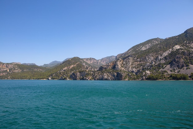 Green Canyon Lake in Turkey Mountain river Mountain view