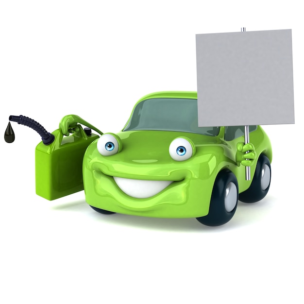 Green car animation