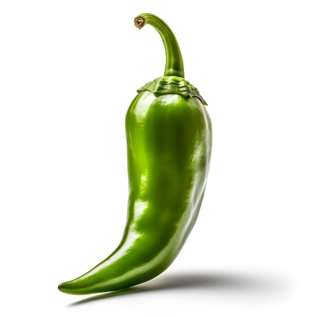 A green chili pepper