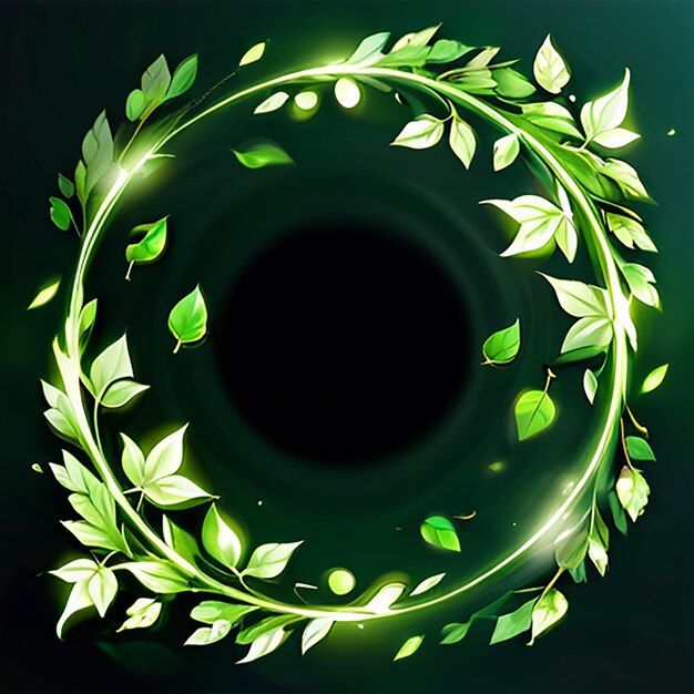 a green circle with a green circle that says  green