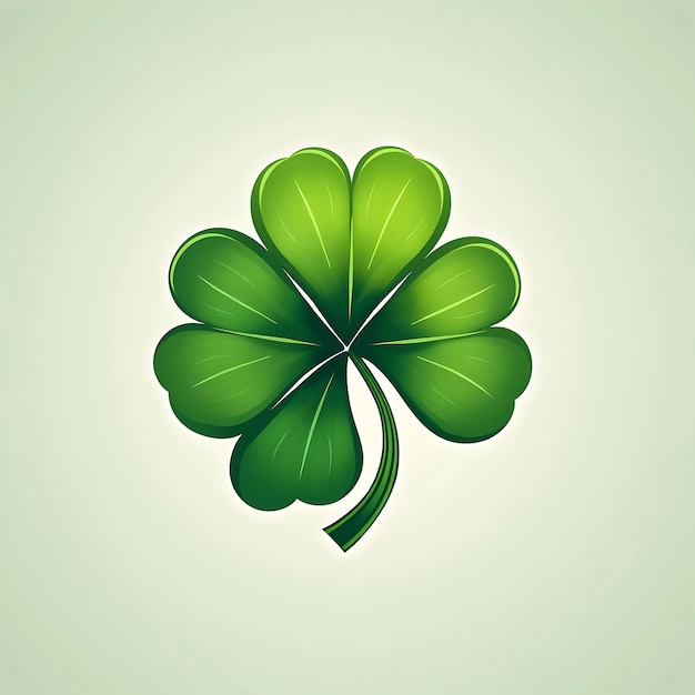 Green Clover Leaf Logo Template Design Vector