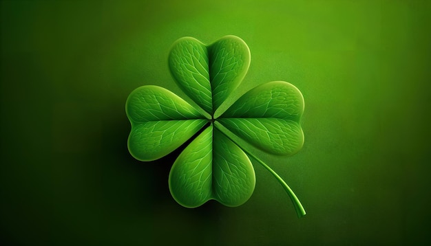 Green clover wallpapers that are green and have a four leaf clover on it.