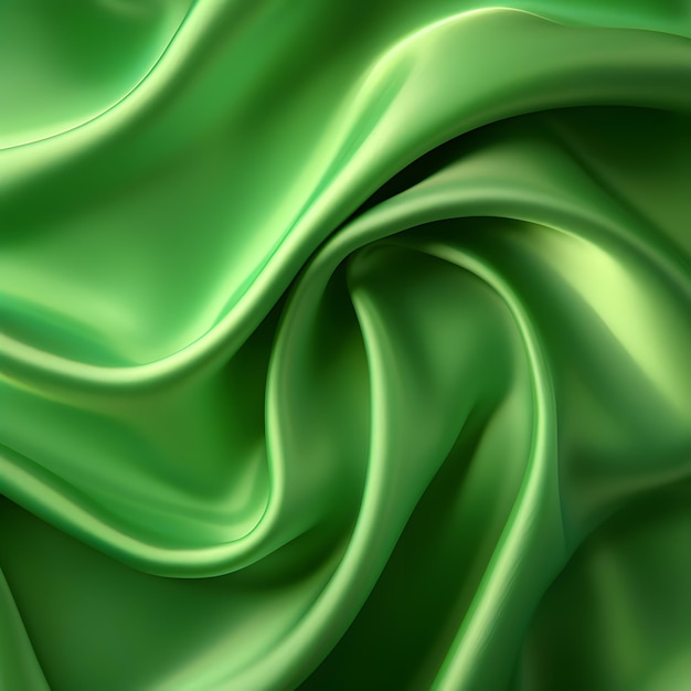 green colored silk satin background