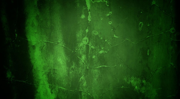 Green concrete wall abstract background spooky horror grunge background