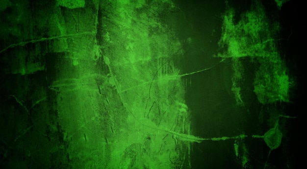 Green concrete wall abstract background spooky horror grunge background