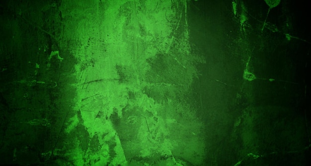 Green concrete wall abstract background spooky horror grunge background