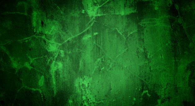 Green concrete wall abstract background spooky horror grunge background