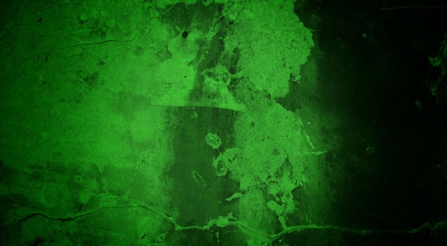 Green concrete wall abstract background spooky horror grunge background