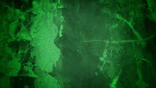 Green concrete wall abstract background spooky horror grunge background