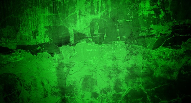 Green concrete wall abstract background spooky horror grunge background