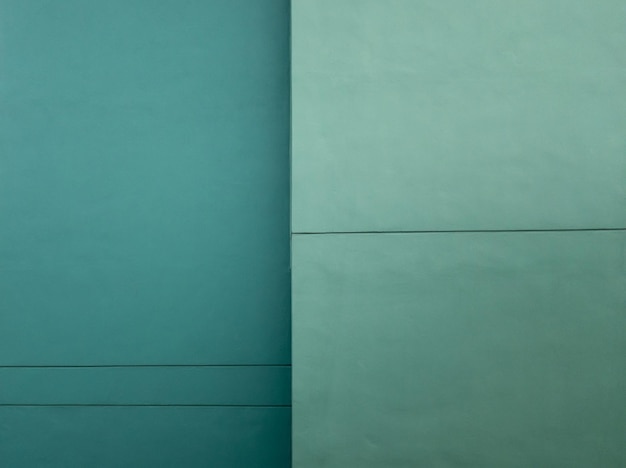 The green concrete wall of the apartment in the urban area line and corner for decorating on the wall  front view for the background