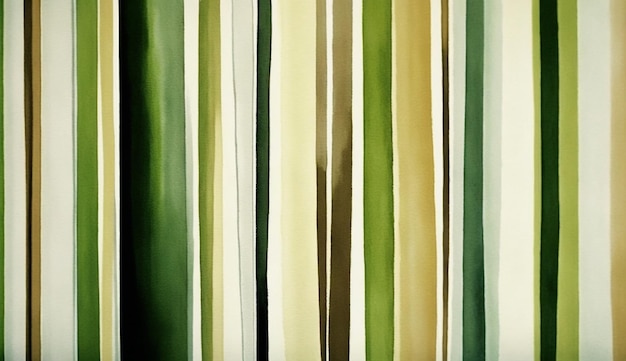 A green curtain in a window