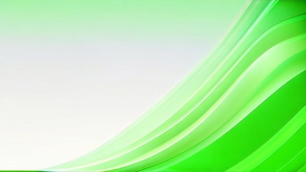 green curve abstract background