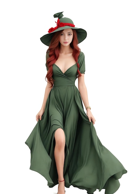 Green Dress Collection Vintage Elegant and Classic Dresses for Women