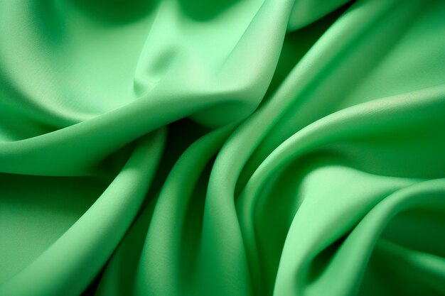 green elegant fabric background