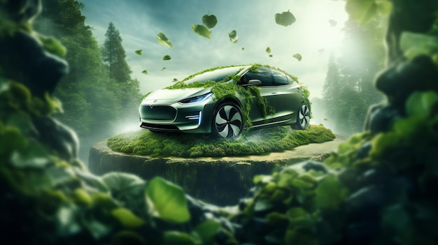 Green Energy Powering Electric Cars