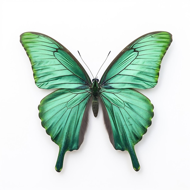 Green exotic butterfly