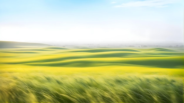 the green fields of wheat are a symbol of the future