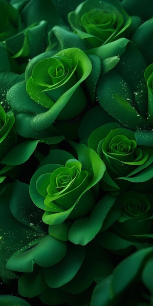 Green flowers wallpapers for iphone and android.