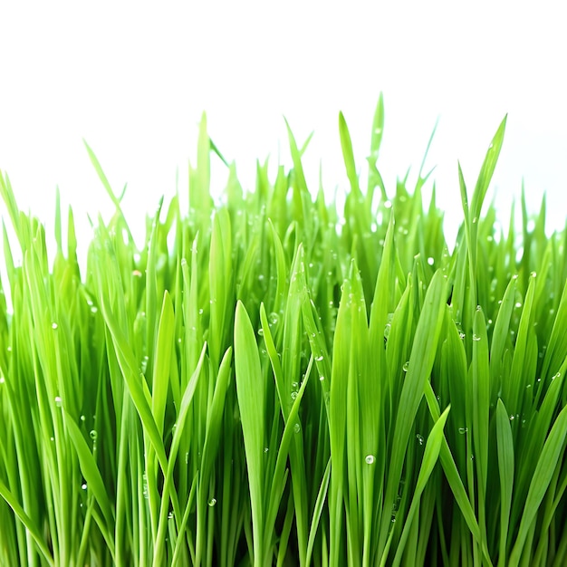 Green Glass Isolated on White Background