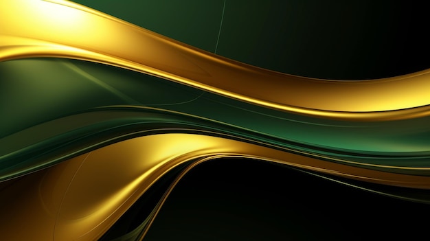 green gold abstract background