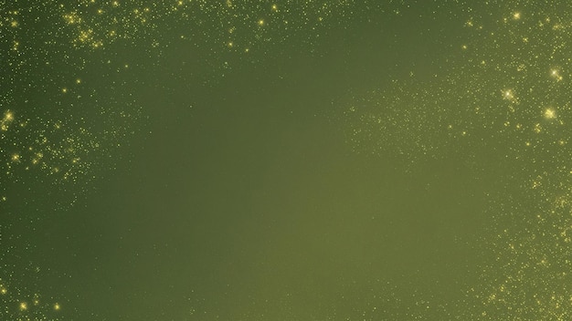 Green and Gold Foil Glitter Texture Background