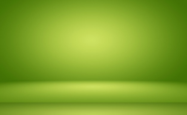 Green gradient abstract background empty room with space for your text and picture