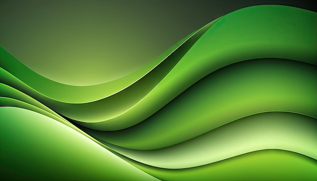 Green gradient wallpaper background smooth texture