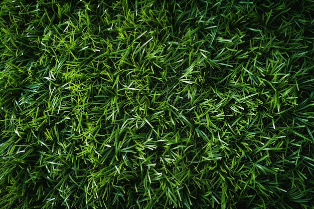 Green grass texture background Close up of artificial grass Top view