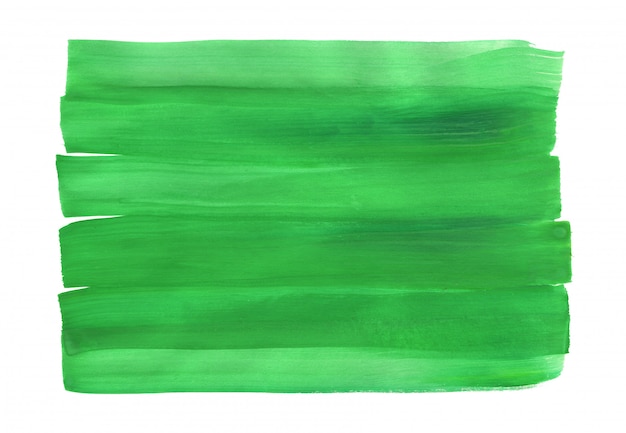 Green hand painted abstract background