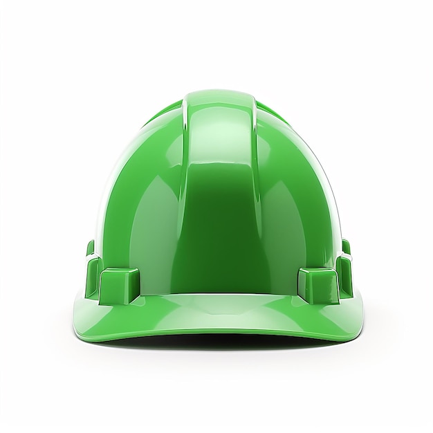 Green Hard Hat Minimal Isolation