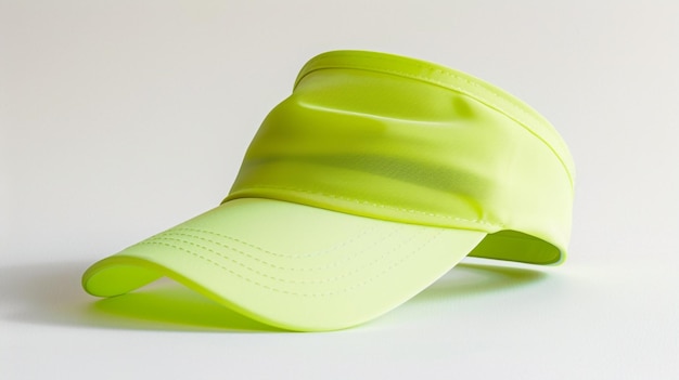 Photo a green hat with a strap that says quot visor quot