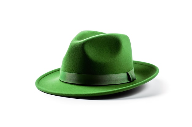 A green hat with the word hat on it