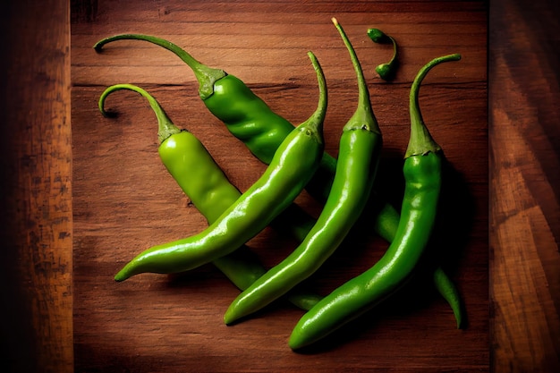 Green Hot Chili Peppers