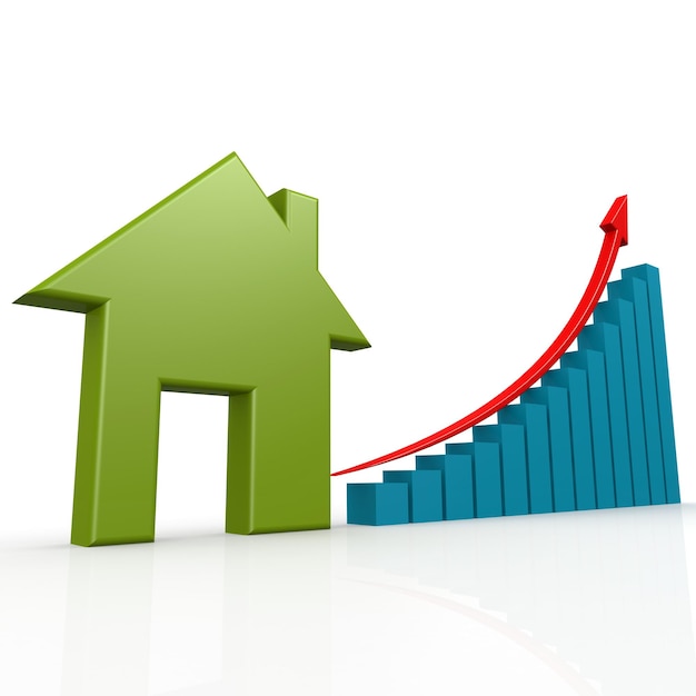 Green house with growth chart