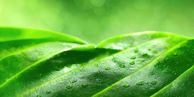 Green leaf background close up view Nature leave abstract Spectacular texture