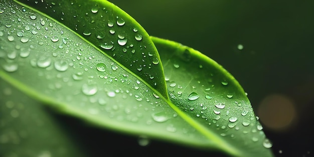 Green leaf background close up view Nature leave abstract Spectacular texture