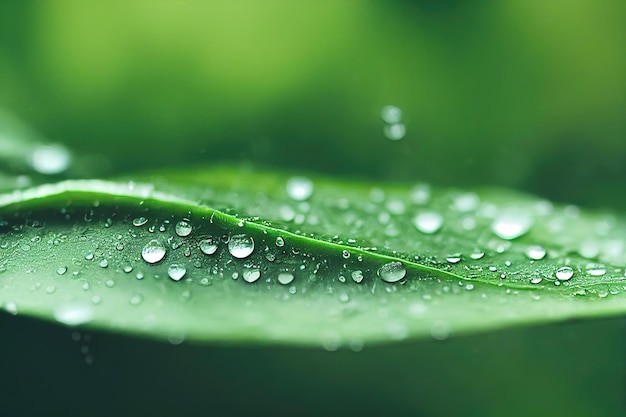 Green leaf background close up view Nature leave abstract Spectacular texture