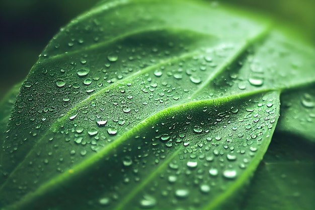 Green leaf background close up view Nature leave abstract Spectacular texture