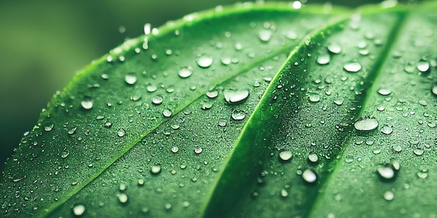 Green leaf background close up view Nature leave abstract Spectacular texture