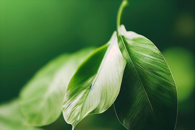 Green leaf background close up view Nature leave abstract Spectacular texture