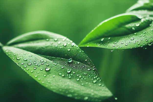 Green leaf background close up view Nature leave abstract Spectacular texture