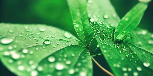 Green leaf background close up view Nature leave abstract Spectacular texture