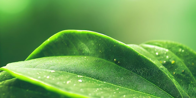 Green leaf background close up view Nature leave abstract Spectacular texture