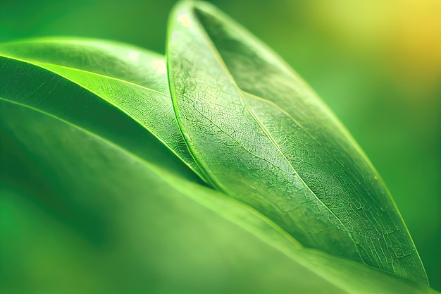 Green leaf background close up view Nature leave abstract Spectacular texture